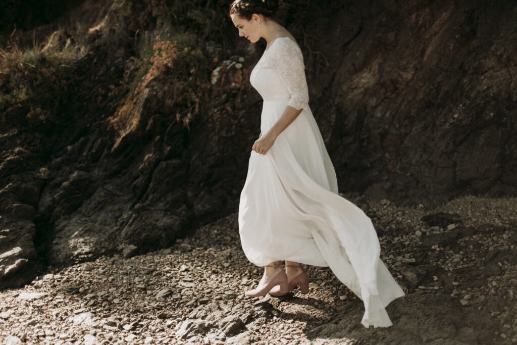 Porte folio de l'Atelier Lutel, robe de mariée sur mesure